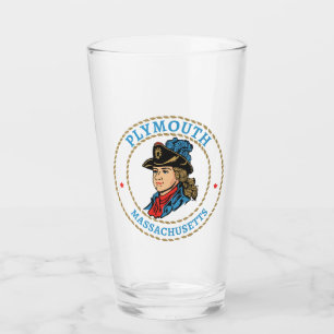 Plymouth Massachusetts Colonial Glas