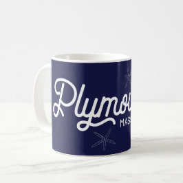 Plymouth Massachusetts Nautical Coffee Tasse