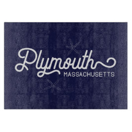 Plymouth Massachusetts Nautical Cutting Board Schneidebrett