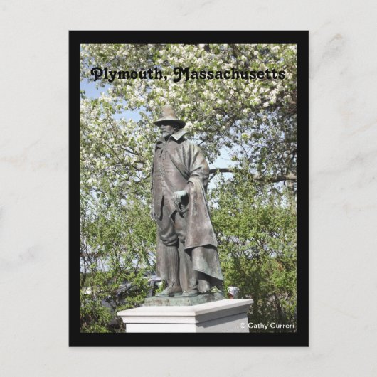 Plymouth, Massachusetts Postkarte (Vorderseite)