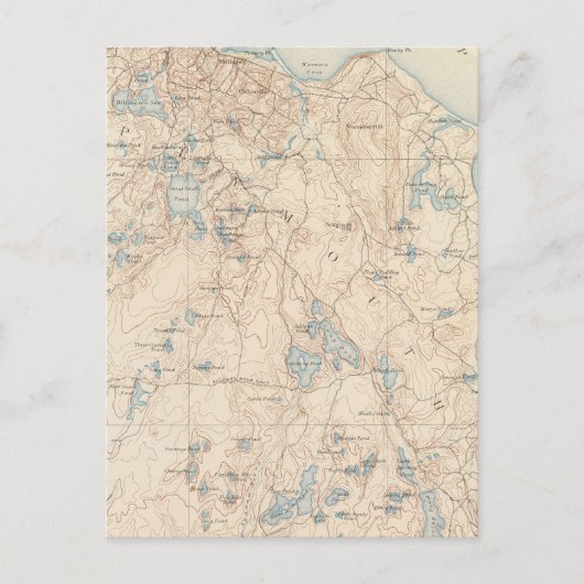 Plymouth, Massachusetts Postkarte (Vorderseite)