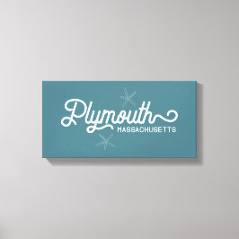 Plymouth Massachusetts Stretched Canvas Print Leinwanddruck