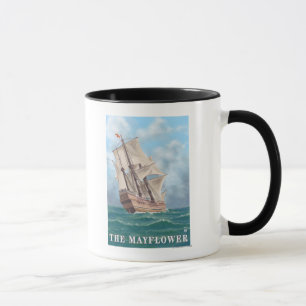 Plymouth, MassachusettsAussicht auf die Mayflower Tasse