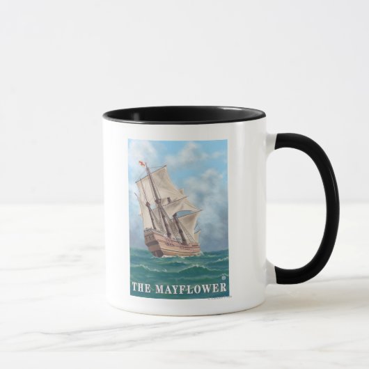 Plymouth, MassachusettsAussicht auf die Mayflower Tasse (Rechts)
