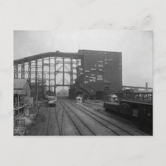 Plymouth Pa Coal Breaker Postcard Postkarte (Vorderseite)