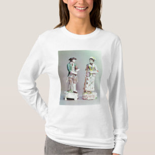 Plymouth-Porzellan Schäfer und Shepherdess T-Shirt