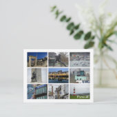 Plymouth Postkarte (Stehend Vorderseite)