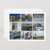 Plymouth Postkarte (Vorne/Hinten)