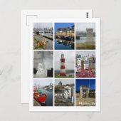 Plymouth Postkarte (Vorne/Hinten)