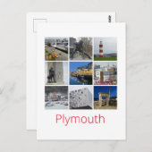 Plymouth Postkarte (Vorne/Hinten)