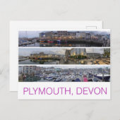 Plymouth Postkarte (Vorne/Hinten)