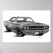Plymouth Road Runner 1970 Poster (Vorne)