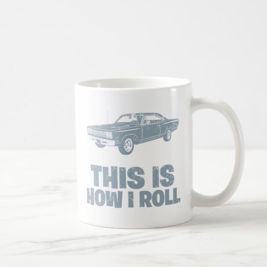 Plymouth-Roadrunner 1969 Kaffeetasse (Rechts)