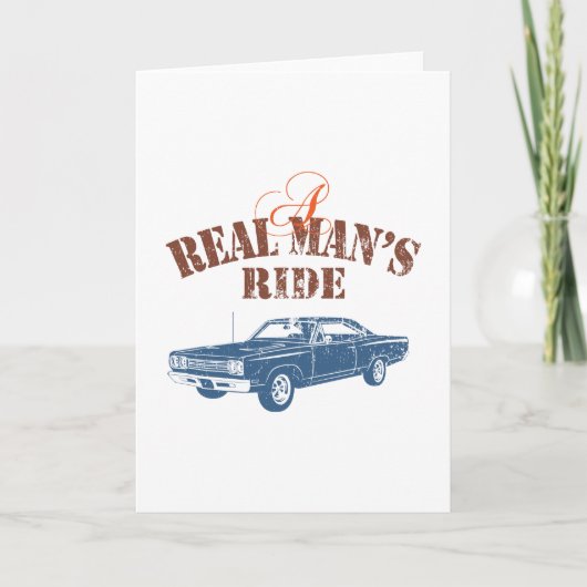 Plymouth-Roadrunner 1969 Karte (Vorderseite)