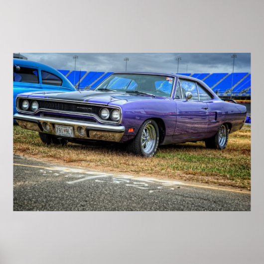 Plymouth Roadrunner 1970 Poster (Vorne)