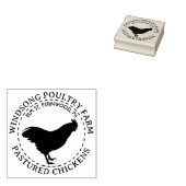 Plymouth Rock Hen Poultry Farm Business Briefmarke Gummistempel (Stempel)