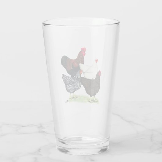 Plymouth Rock Quartett Glas (Rückseite)