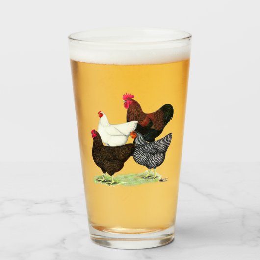 Plymouth Rock Quartett Glas (Vorne (Gefüllt))