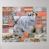 Plymouth Rocks and Bricks Poster (Vorne)
