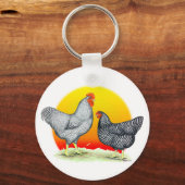 Plymouth Rocks: Sunrise Schlüsselanhänger (Vorderseite)