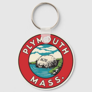 Plymouth-Schlüsselanhänger im Vintage-Stil Schlüsselanhänger