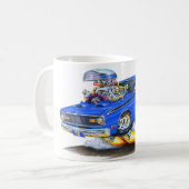 Plymouth-Staubtuch-Blau-Auto 1970-74 Kaffeetasse (Vorderseite Links)