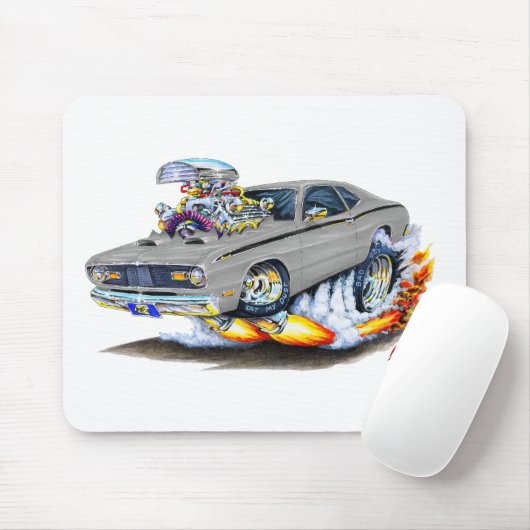 Plymouth-Staubtuch-Grau-Auto 1970-74 Mousepad (Mit Mouse)