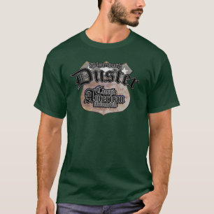 Plymouth-Staubtuch-Klassiker - verblaßtes Zeichen T-Shirt