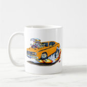 Plymouth-Staubtuch-Orangen-Auto 1970-74 Kaffeetasse (Links)