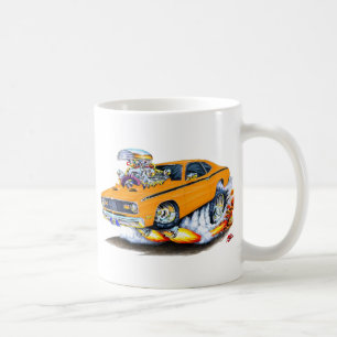 Plymouth-Staubtuch-Orangen-Auto 1970-74 Kaffeetasse