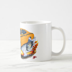 Plymouth-Staubtuch-Orangen-Auto 1970-74 Kaffeetasse