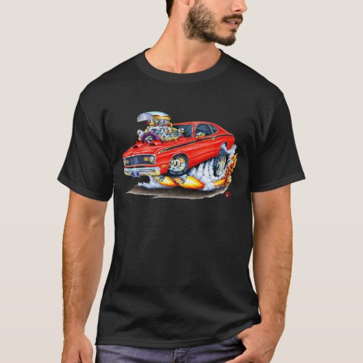 Plymouth-Staubtuch-Rot-Auto 1970-74 T-Shirt (Vorderseite)