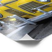 Plymouth Taxi aus den 40er Jahren Fotodruck (Ecke)