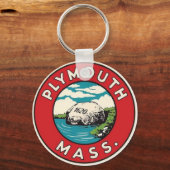 Plymouth Vintag Schlüsselanhänger (Vorderseite)