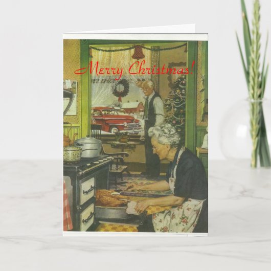 Plymouth-Weihnachten 1947 Feiertagskarte (Vorderseite)