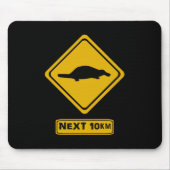 Plypus-Verkehrszeichen Mousepad (Vorne)