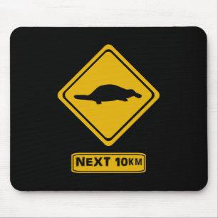 Plypus-Verkehrszeichen Mousepad