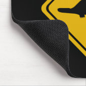 Plypus-Verkehrszeichen Mousepad (Ecke)