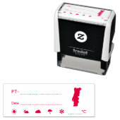 PLZ ID PT Portugal Wetterdatum Permastempel (Beispiel)