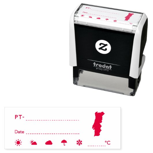 PLZ ID PT Portugal Wetterdatum Permastempel (Beispiel)