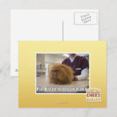 Plz remoov ur hand postkarte (Vorne/Hinten)