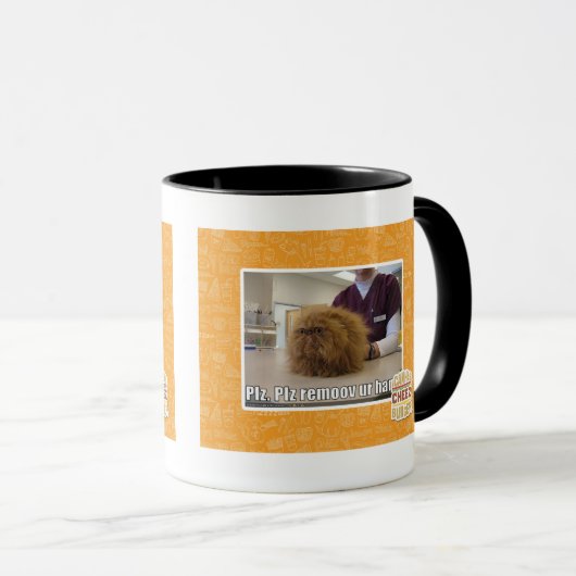 PLZ remoov ur Hand Tasse (VorderseiteRechts)