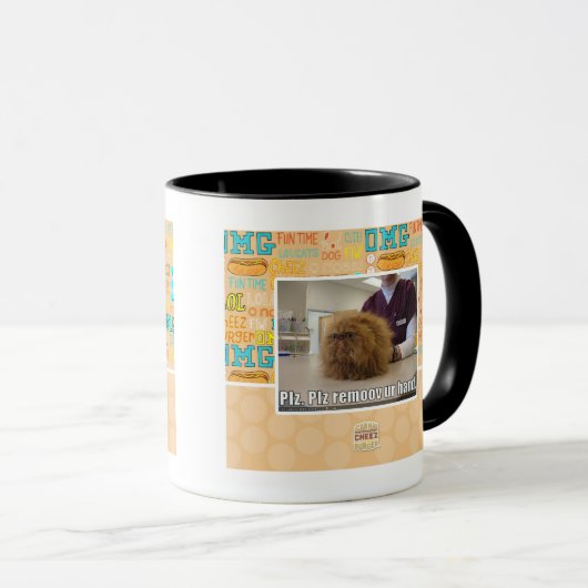 PLZ remoov ur Hand Tasse (VorderseiteRechts)