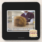 PLZ remoov ur Hand Untersetzer (Vorderseite)