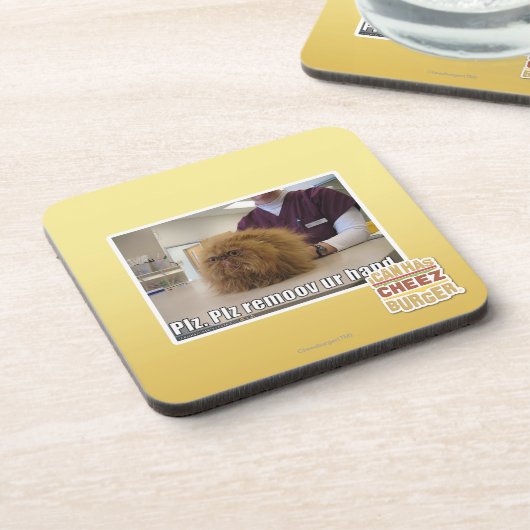 PLZ remoov ur Hand Untersetzer (Linke Seite)