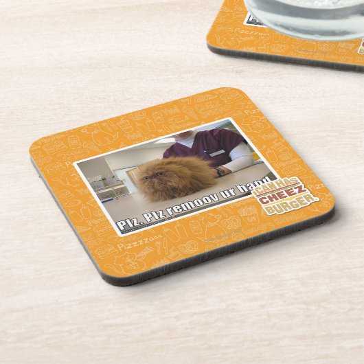 PLZ remoov ur Hand Untersetzer (Linke Seite)