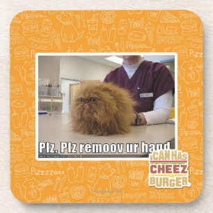 PLZ remoov ur Hand Untersetzer