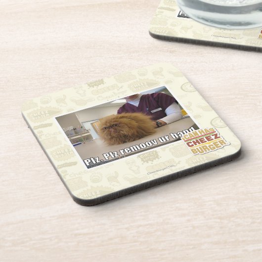 PLZ remoov ur Hand Untersetzer (Linke Seite)