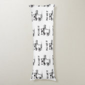 Plz Use It - Funny Racoon Sarcastic Seitenschläferkissen (Vorderseite Vertikal)