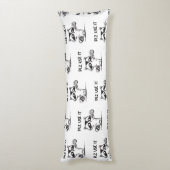 Plz Use It - Funny Racoon Sarcastic Seitenschläferkissen (Rückseite (Vertikal))